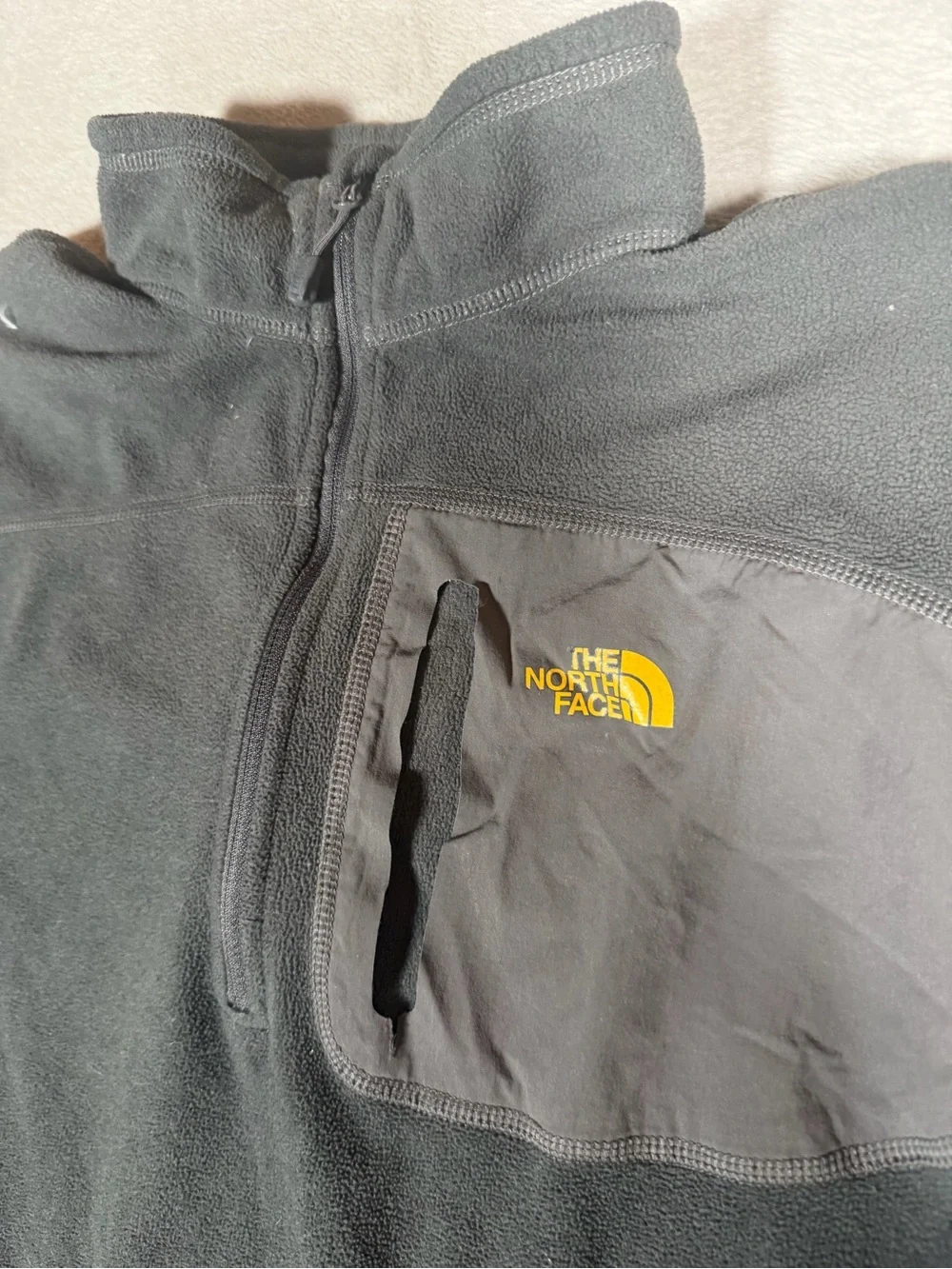 The North Face Black Lightweight Half-Zip Pullover Jacket